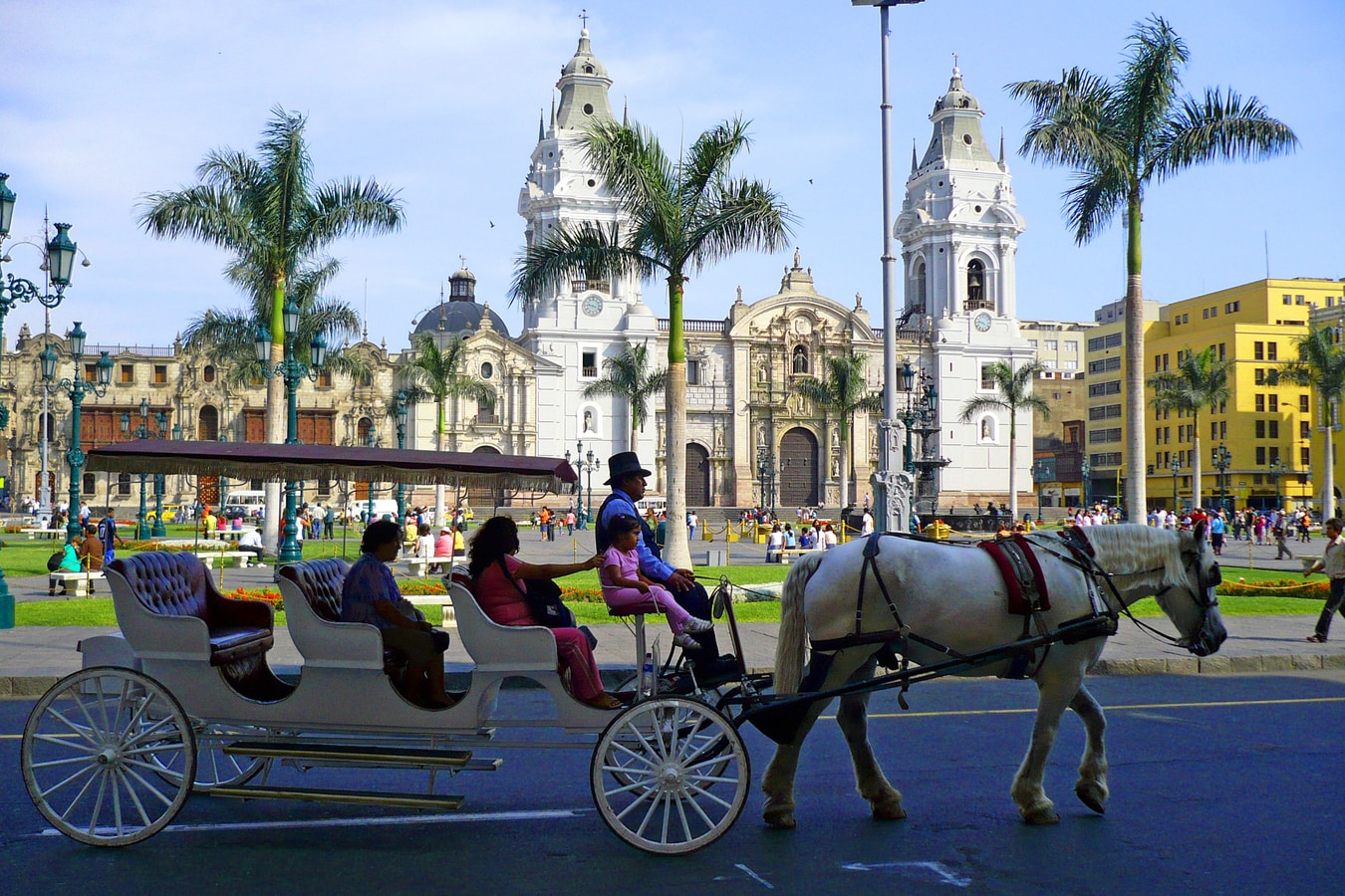 Plaza de Armas, Lima, Peru.